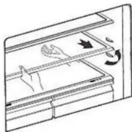 SCHNEIDER SL 300 NF BCB A++ - RETIRER / PLACER LES CLAYETTES EN VERRE : - 1