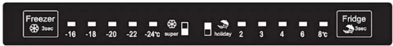 SCHNEIDER SL 300 NF BCB A++ - Setting of the temperature - 2
