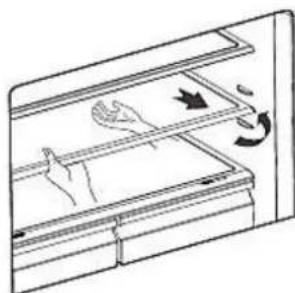 SCHNEIDER SL 300 NF BCB A++ - DE GLAZEN PLANKEN VERWIJDEREN / PLAATSEN: - 1
