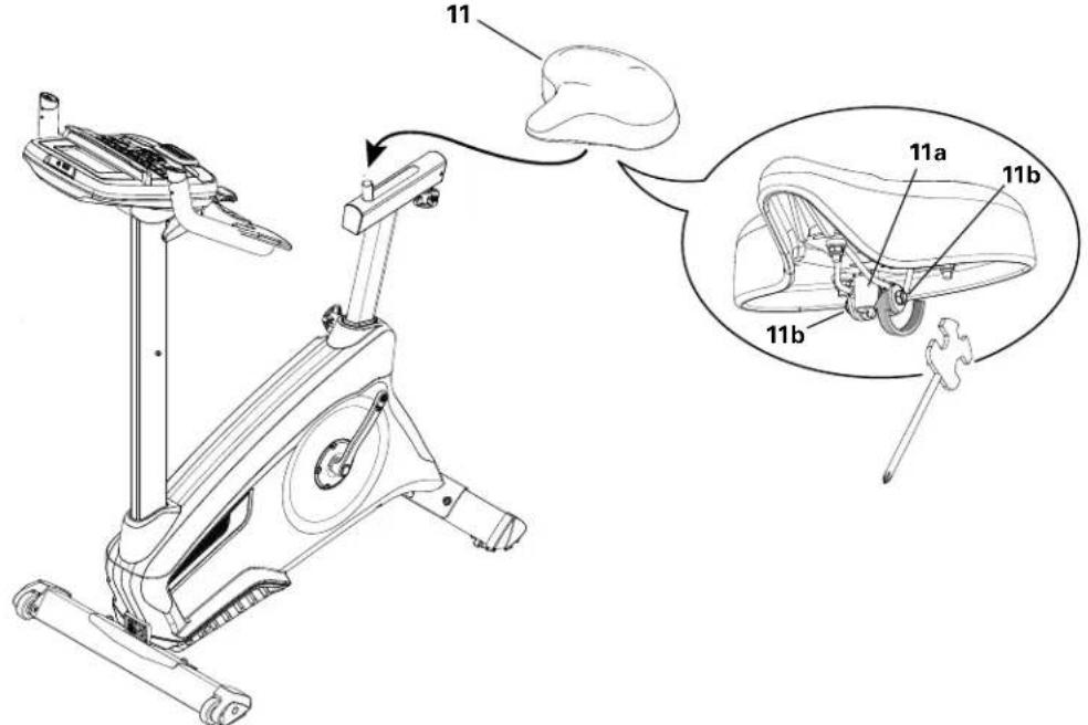 Nautilus U628 - Arrimez la selle au tube de selle - 1