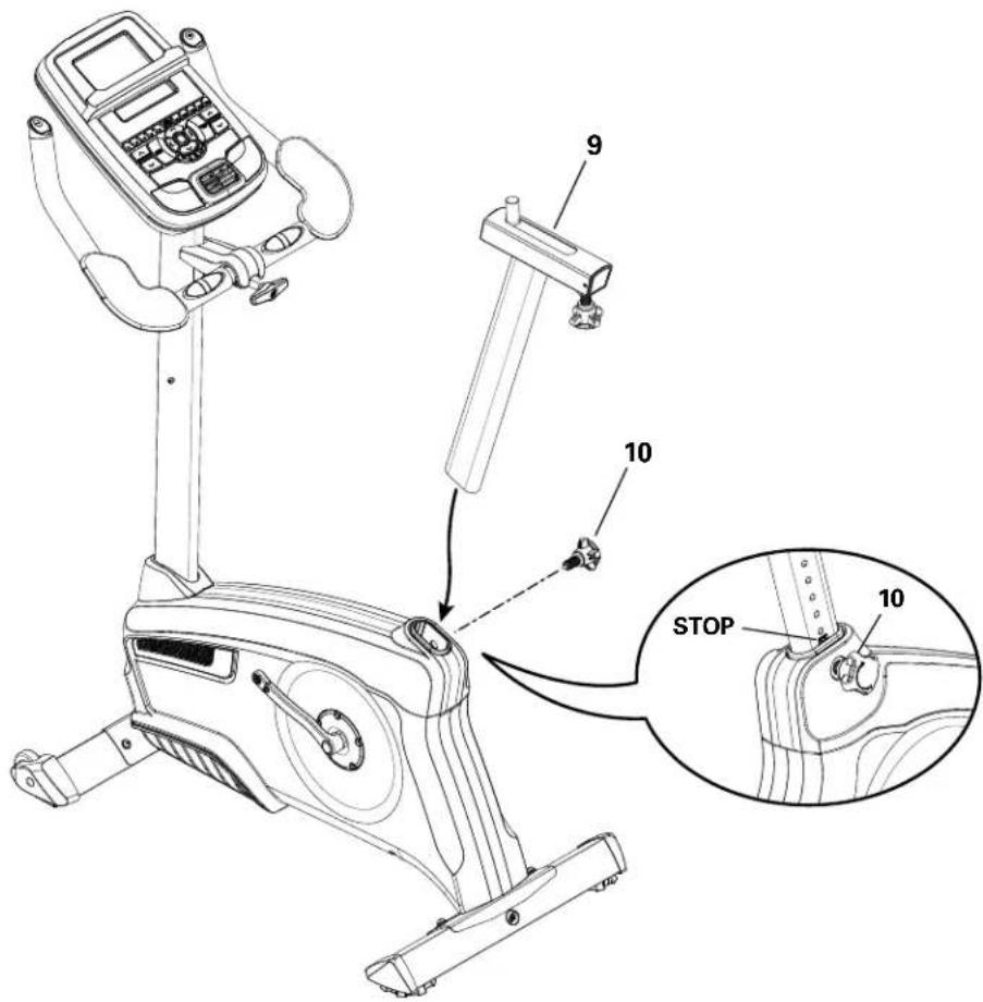 Nautilus U628 - Installez le tube de selle sur le châssis - 1