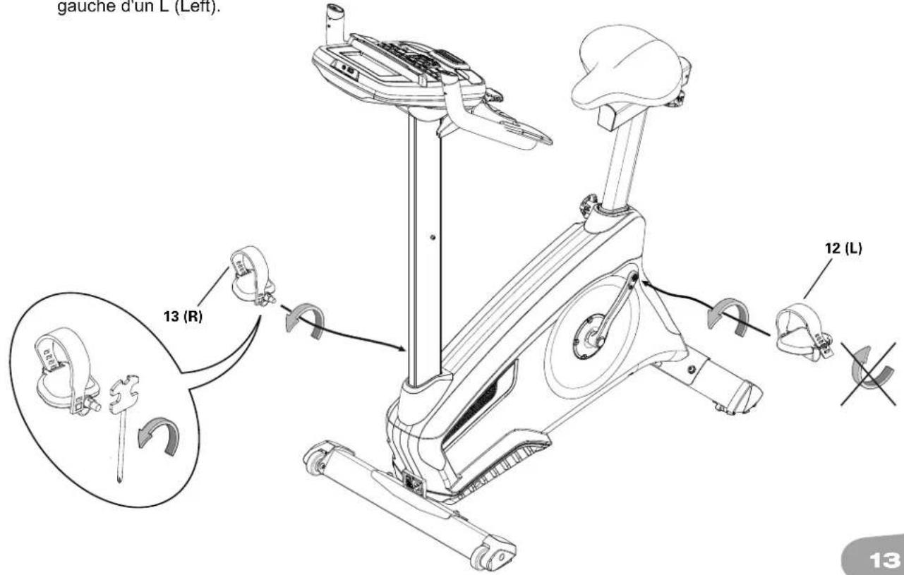 Nautilus U628 - Installez les pédales - 1