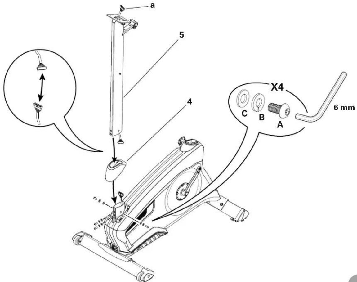 Nautilus U628 - Installez le tube de la console et le sabot du tube sur l'assemblage principal - 1