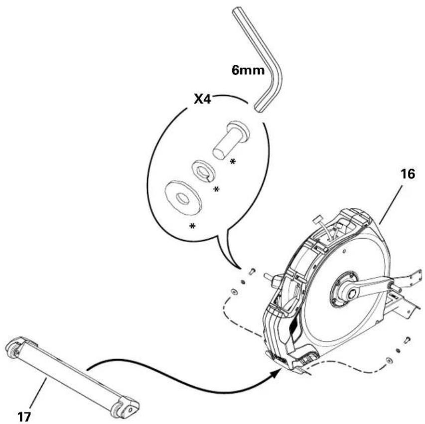 Nautilus E628 - Arrimez le stabilisateur avant au châssis - 1