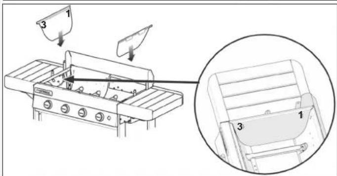 CAMPINGAZ 3 Series Classic LS Plus D - Acendimento : abrir a torneira da garrafa de gás. - 2