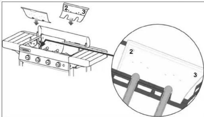 CAMPINGAZ 3 Series Classic LS Plus D - Acendimento : abrir a torneira da garrafa de gás. - 1