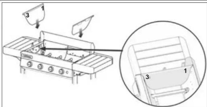 CAMPINGAZ 3 series Classic EXS - Firebox wall - 3