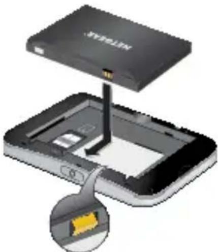 NETGEAR AirCard 810S - So setzen Sie die Mikro-SIM-Karte ein: - 3