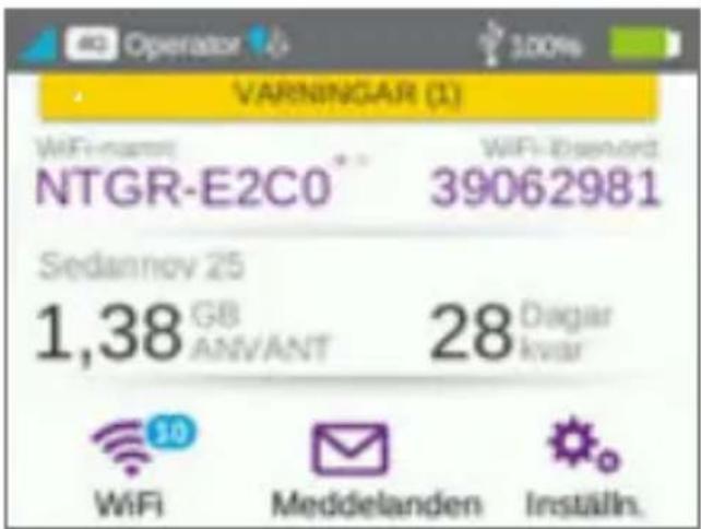 NETGEAR AirCard 810S - LCD-skärm - 1