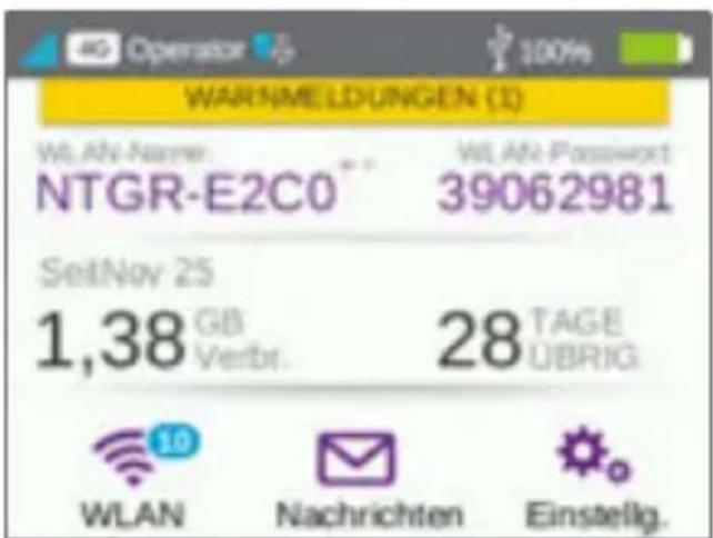 NETGEAR AirCard 810S - LCD-Bildschirm - 1
