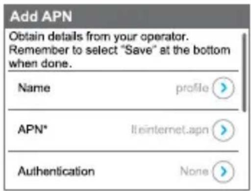 NETGEAR AirCard 810S - To configure an APN: - 3