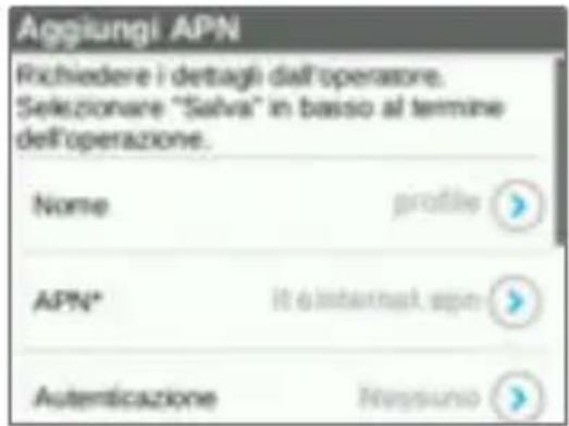 NETGEAR AirCard 810S - Per configurare un APN: - 3