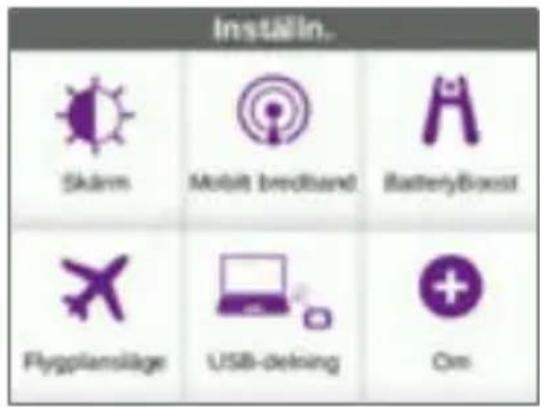 NETGEAR AirCard 810S - > Sā加密anpassarduinställingarnafordin hotspot: - 1