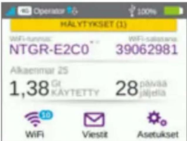 NETGEAR AirCard 810S - LCD-näytto - 1