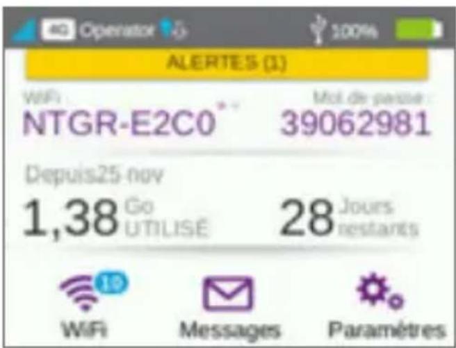 NETGEAR AirCard 810S - Écran LCD - 1
