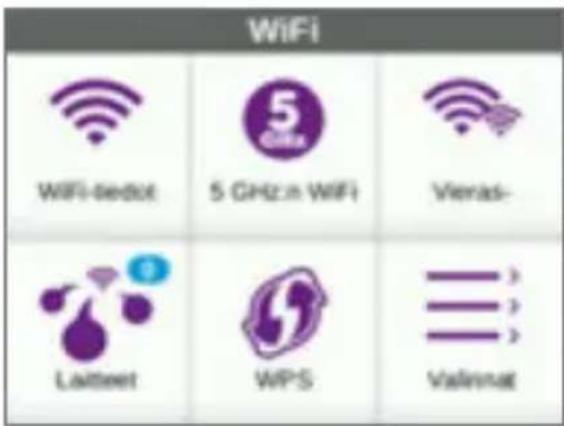 NETGEAR AirCard 810S - WiFi-asetusten hallinta - 1