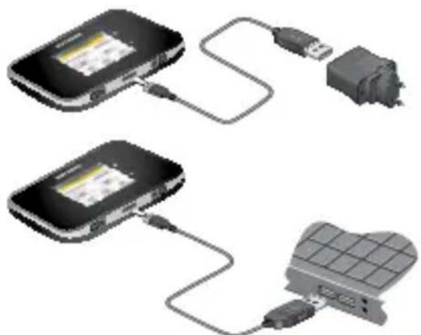 NETGEAR AirCard 810S - Pour recharger la batterie : - 1