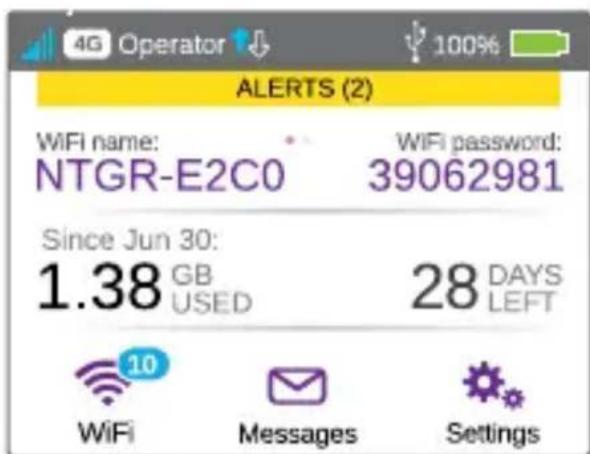 NETGEAR AirCard 810S - LCD Screen - 1