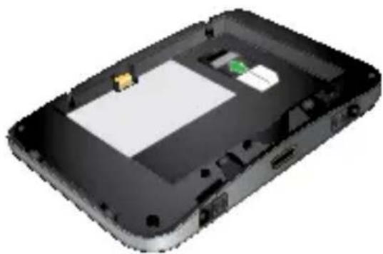 NETGEAR AirCard 810S - Micro-SIM-kortin asettaminen paikalleen: - 2