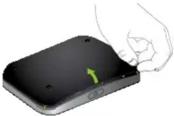 NETGEAR AirCard 810S - Per insere la schedamicro-SIM: - 1