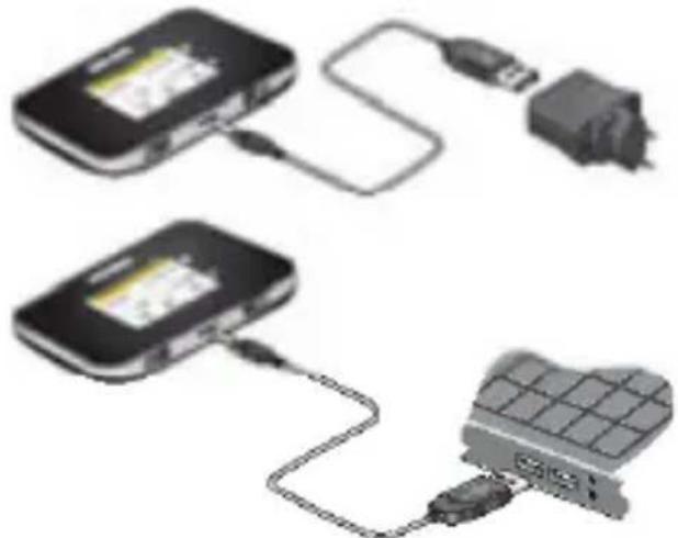 NETGEAR AirCard 810S - To recharge your battery: - 1