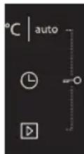 ETNA CM244RVS - Activating the childlock: - 2