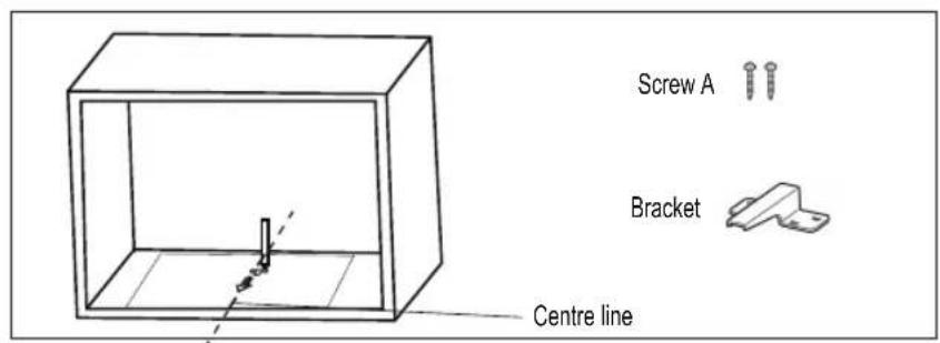 ETNA SM125RVS - Mounting the bracket - 2