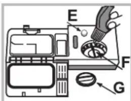 WHIRLPOOL ADP 201 WH - Charger le produit de rinçage - 1