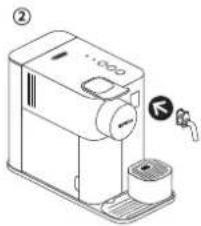DELONGHI Nespresso Lattissima One - Configuración de la dureza del agua / Configuração da Dureza da Água - 6