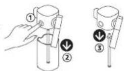 DELONGHI Nespresso Lattissima One - ES Montaje / Desmontaje del Rapid Cappuccino System / PT Montagem / Desmontagem do sistema de Preparação Automática de Cappuccino - 1