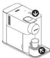 DELONGHI Nespresso Lattissima One - Preparación del café / Preparação de café - 2