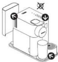 DELONGHI Nespresso Lattissima One - PL Opróżnianie systemu z wody przed okresem nieużytkowania / HU Rendszer ürítese hosszabb használaton kívüli időszak előtt - 2