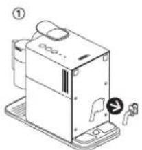 DELONGHI Nespresso Lattissima One - Vízkömentesítés - 4