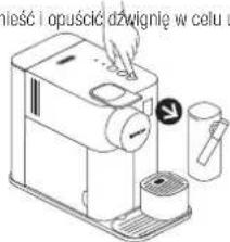 DELONGHI Nespresso Lattissima One - PL Opróżnianie systemu z wody przed okresem nieużytkowania / HU Rendszer ürítese hosszabb használaton kívüli időszak előtt - 1