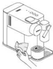 DELONGHI Nespresso Lattissima One - Nastavení objemu kávy / Nastavenie objemu kávy - 3