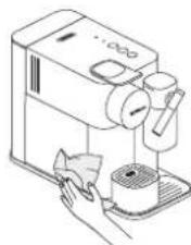 DELONGHI Nespresso Lattissima One - Programowanie ilości kawy / Kávémennyiségek programozása - 5