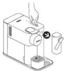 DELONGHI Nespresso Lattissima One - Restoring quantity to factory settings / Réinitialisation des réglages de longueur de tasse par défaut - 2