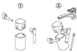 DELONGHI Nespresso Lattissima One - PL Mycie ręczne spieniacza / HU Rapid Cappuccino system kézi tisztítása - 1