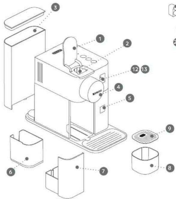 DELONGHI Nespresso Lattissima One - LATTISSIMA ONE MY MACHINE\* - 4