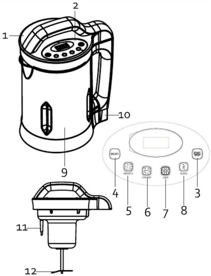 DOMO DO499BL - TEILE - 1
