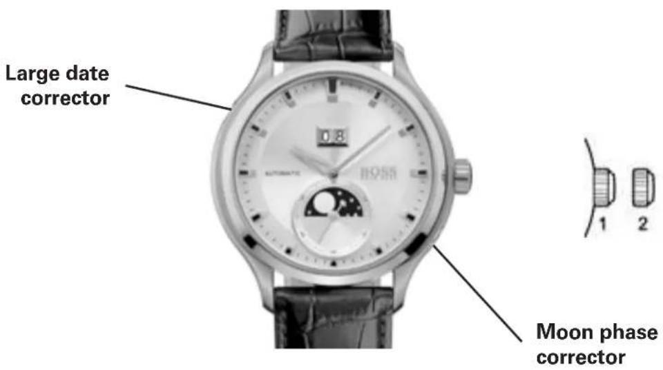 BOSS Copenhagen HO1550055 - AUTOMATIC WATCHES Models with Moon Phase Indicator, Small Seconds and Big Date - 1