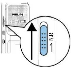 PHILIPS Voice Tracer DVT1250 - Activer et désactiver réduction du bruit - 1