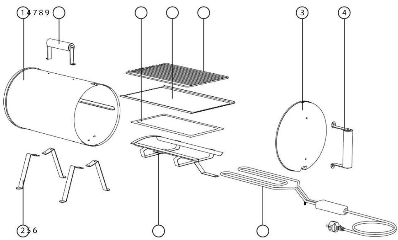BARBECOOK Otto - Illustrations - 1