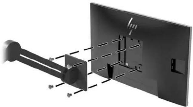 HP EliteDisplay E243m - Fixation du support de montage VESA - 2