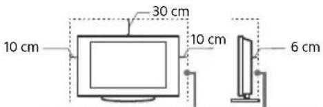 SONY KD65XF9005 - Instalarea pe un suport - 1