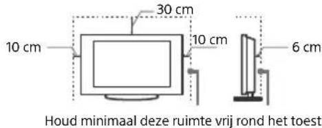 SONY KD65XF9005 - Installatie op de standard - 1