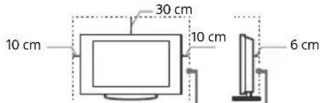 SONY KD65XF9005 - Instalacja na podstawie - 1