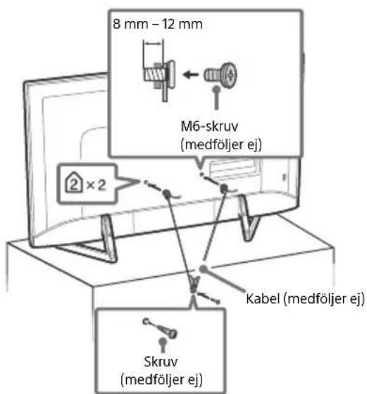 SONY KD65XF9005 - Forebyggande av fall - 2