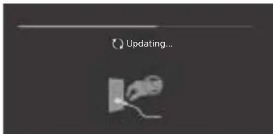 SONY KD65XF9005 - När [En ny softwareopdatering til TV-systemet er tilgängelig...] meddelelsen vises. - 1