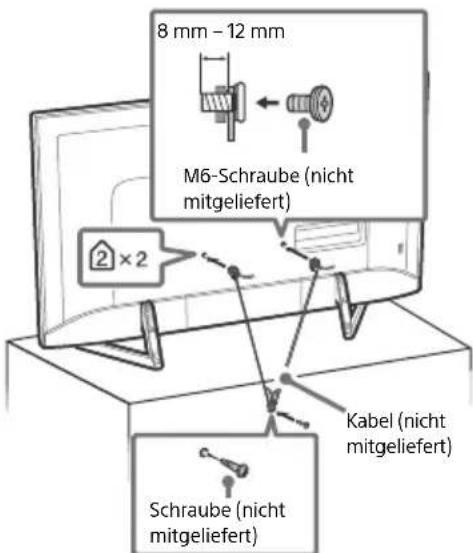 SONY KD65XF9005 - Verhinderung des Umkippens - 2
